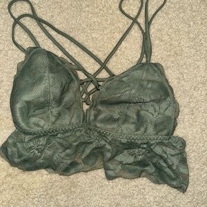 PINK Victoria's Secret Olive Bralette